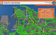 2 Crashes On I-64 Cause Major Traffic Delays with regard to I 64 Traffic Accident Virginia Map