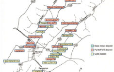 2 Geology And Geochemistry Of Gold Occurrences In Virginia | The for Virginia Gold Pyrite Belt Map