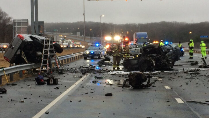 Fatal Accident on 95 in Virginia Map