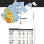 2015 Trophy Deer Forecast: West Virginia   Game & Fish Within West Virginia Deer Density Map
