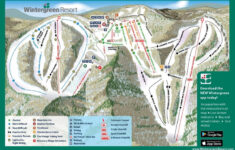 2024 Wintergreen Resort Ski Trail Map – Ski Home Decor, Ski Lodge within Map of Virginia Ski Resorts