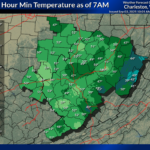 24Hr Daily Climate Data Maps In Weather Map For West Virginia
