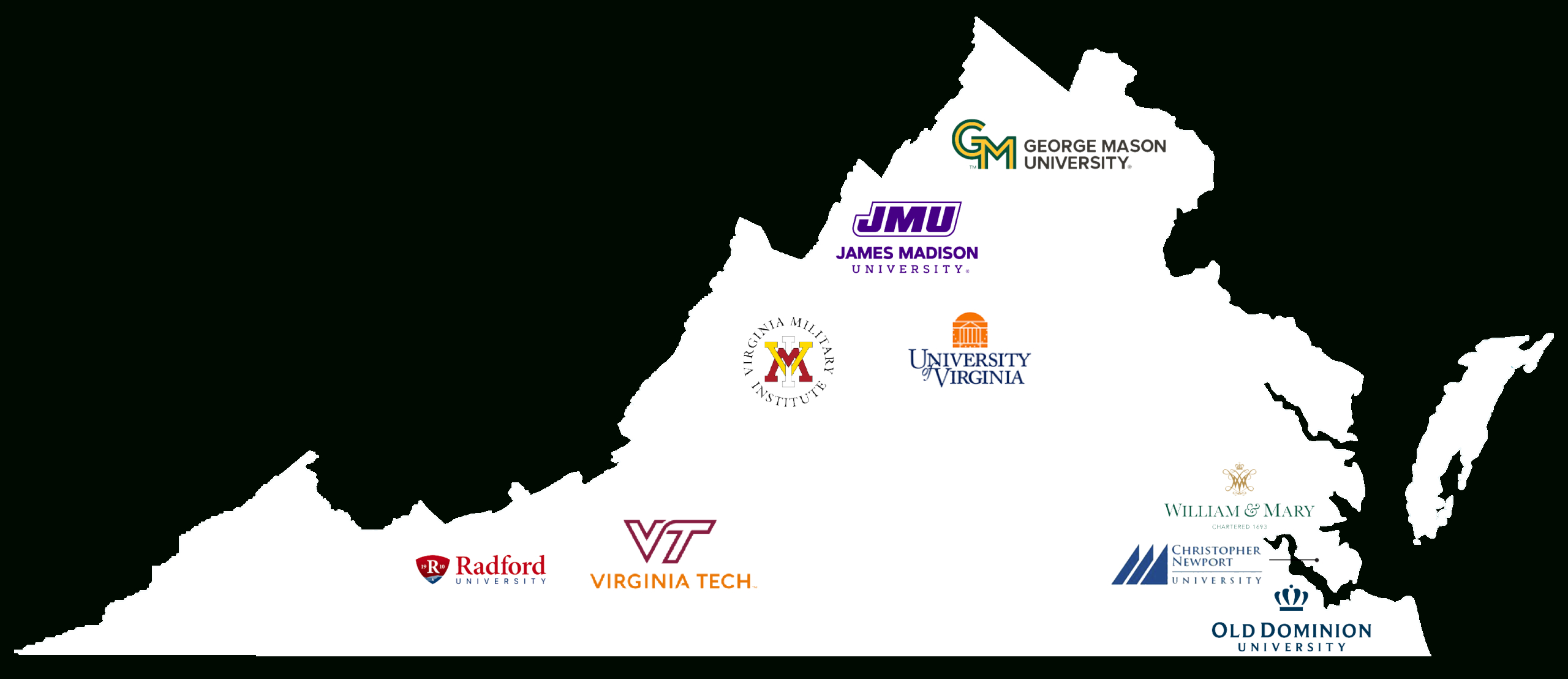 4-Va - Empowered4 Initiatives, Nine Universities Innovate with Map of Colleges in Virginia