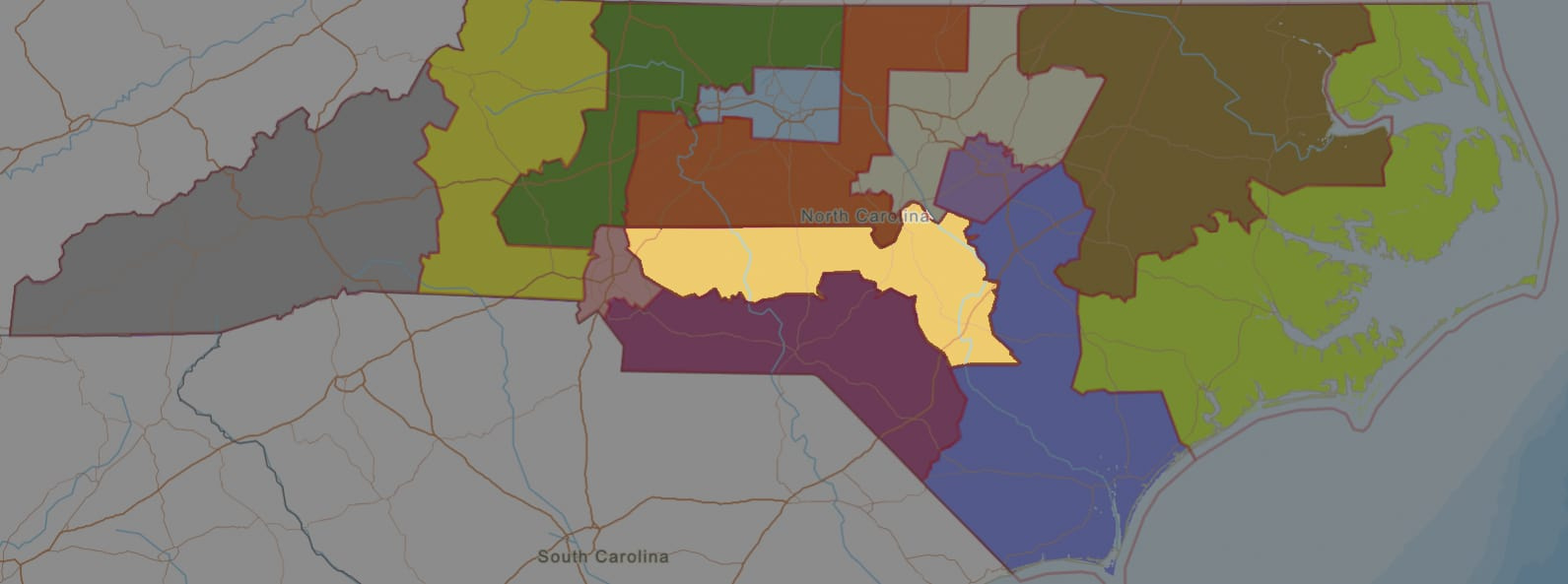 8Th Congressional District - North Carolina Health News with regard to Virginia 8Th Congressional District Map