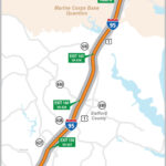 95 Express Lanes Fredericksburg Extension | About The Projects Regarding I 95 Exit Map Virginia