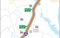 95 Express Lanes Fredericksburg Extension | About The Projects regarding I 95 Exit Map Virginia