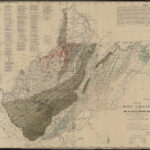 A 1908 West Virginia Map Showing Coal And Natural Gas Deposits Pertaining To West Virginia Coal Mines Map