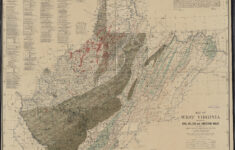A 1908 West Virginia Map Showing Coal And Natural Gas Deposits with regard to Coal Mines In West Virginia Map