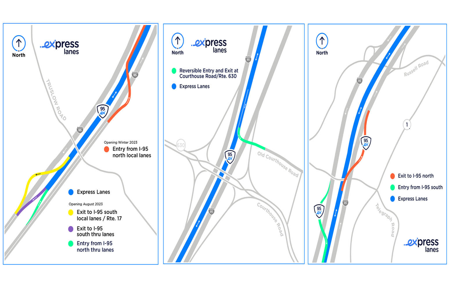 A Commuter&amp;#039;S Guide To Using Virginia&amp;#039;S New I-95 Express Lanes throughout I 95 Exit Map Virginia