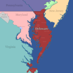 A More Accurate Map Of Delaware. We Must Ride With Our Maryland Within Map Of Delaware Maryland And Virginia