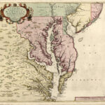 A New Map Of Virginia, Maryland, And The Improved Parts Of With Map Of Virginia And Maryland