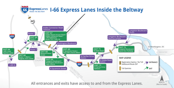 West Virginia Toll Road Map