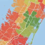 Accomack County, Va Violent Crime Rates And Maps | Crimegrade Pertaining To Map Of Accomack County Virginia