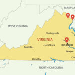 Airport Transfers: Travel Times And Distances Between Virginia'S Within Map Of Airports In Virginia