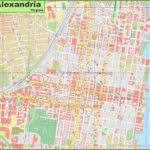 Alexandria Downtown Map   Ontheworldmap With Regard To Old Town Alexandria Virginia Map