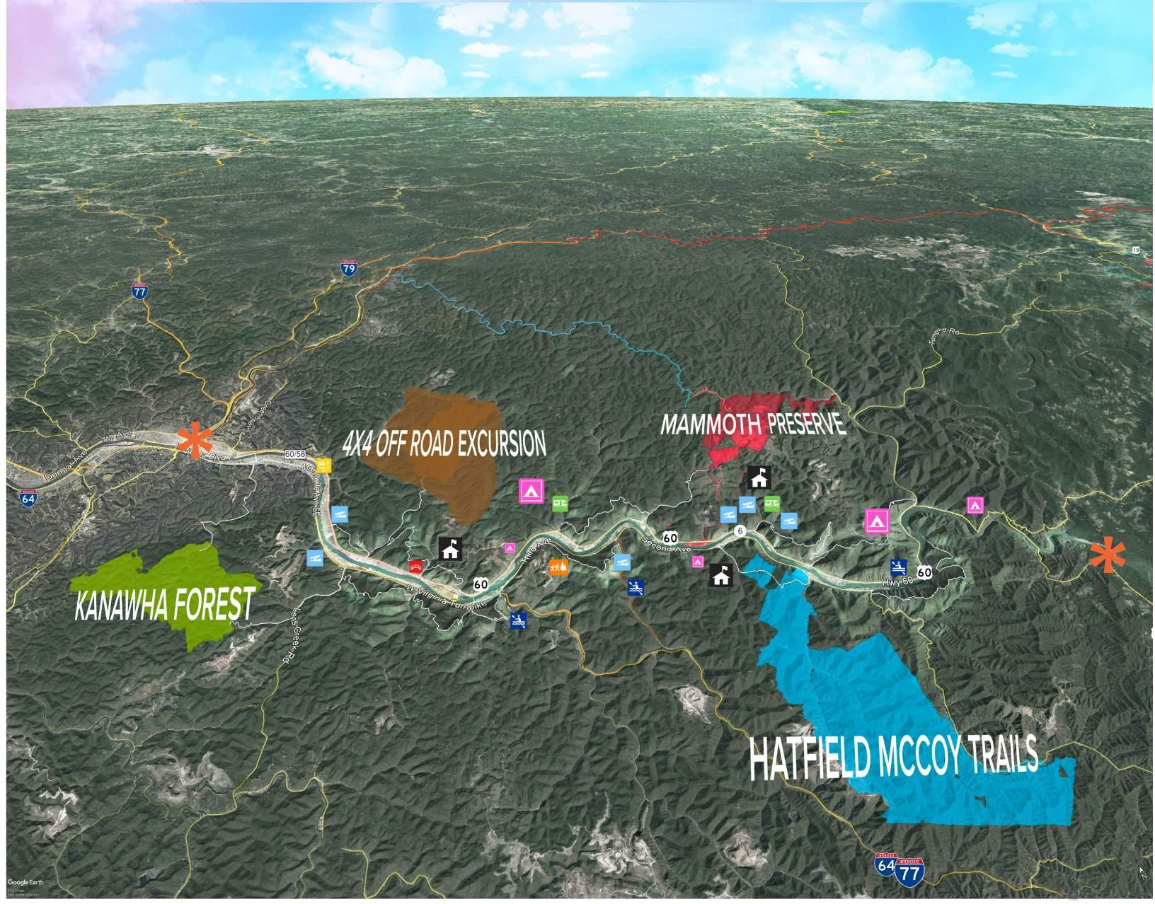 Appalachian Outlaw Trails Conceptual Masterplancecinc - Issuu for Outlaw Trails West Virginia Map