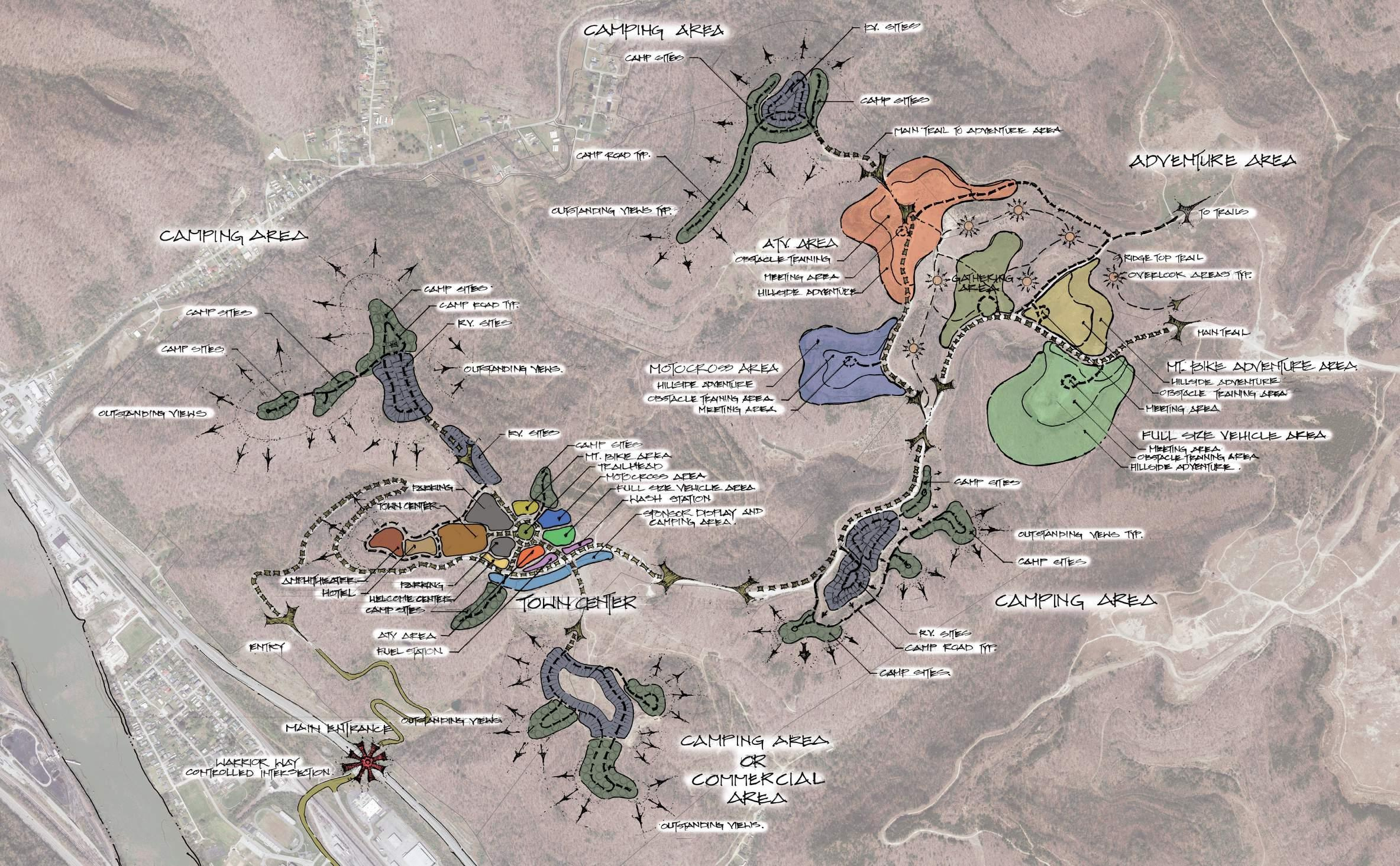 Appalachian Outlaw Trails Conceptual Masterplancecinc - Issuu regarding Outlaw Trails West Virginia Map