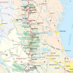 Appalachian Trail Map In Appalachian Trail Map Virginia Shelters