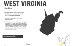 Appalachian Trail State Profile: West Virginia - The Trek within Appalachian Trail West Virginia Map