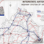 Arterial Highway System In Virginia Throughout Interstate Highway Map Of Virginia