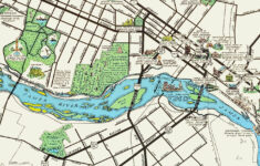 Beautifully Illustrated Pictorial Map Of Richmond, Va From 1937 in Map Of Richmond Virginia Usa