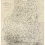 Bedford County Virginia 1864   Old Wall Map With Homeowners Names For Map Of Bedford County Virginia