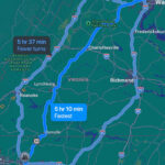 Best Route Driving From Greensboro, Nc To Dc In October? : R/Virginia With Regard To Map Of Route 29 In Virginia