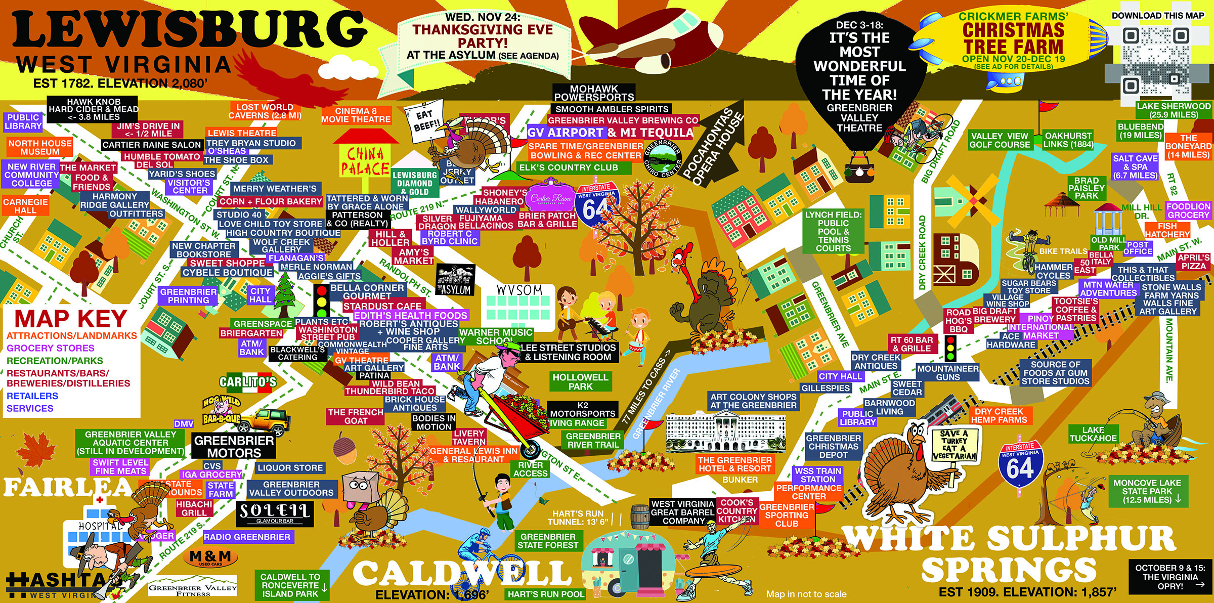 Best Things To Do In Lewisburg Wv! – Hashtag West Virginia Art in Map of Lewisburg West Virginia