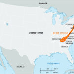 Blue Ridge | Appalachian Trail, Shenandoah, Wildlife | Britannica Within Blue Ridge Mountains West Virginia Map