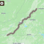 Blue Ridge Parkway   Va   National Scenic Byway Foundation For Virginia Blue Ridge Parkway Map