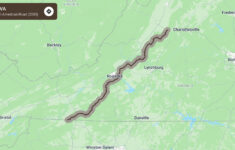 Blue Ridge Parkway - Va - National Scenic Byway Foundation throughout Blue Ridge Parkway Map Virginia