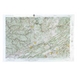 Bluefield, Wv Regional Raised Relief Maphubbard Scientific With Regard To Map Of Bluefield West Virginia