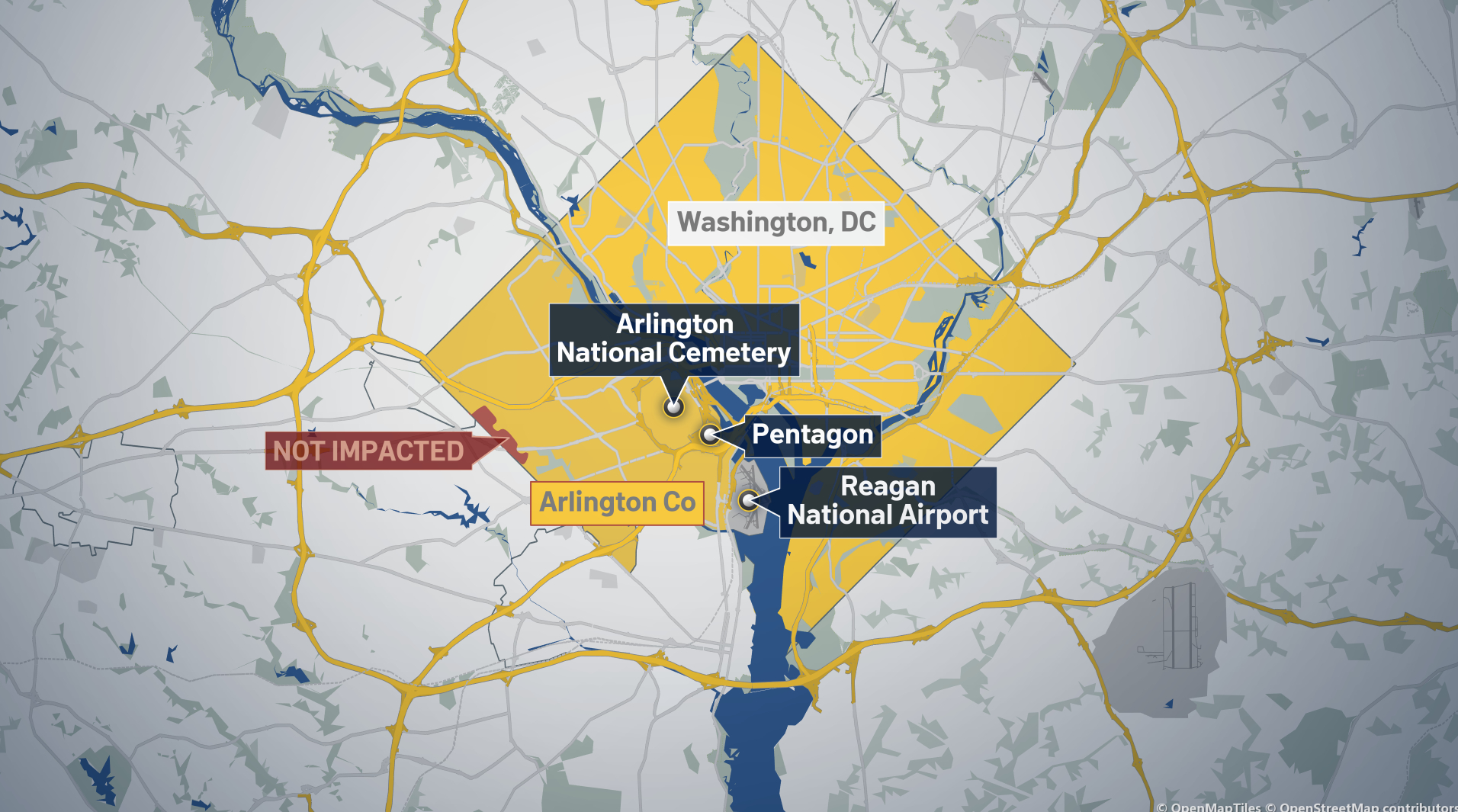 Boil Water Advisory Lifted For Dc, Arlington County As Officials regarding Boil Water Advisory Virginia Map