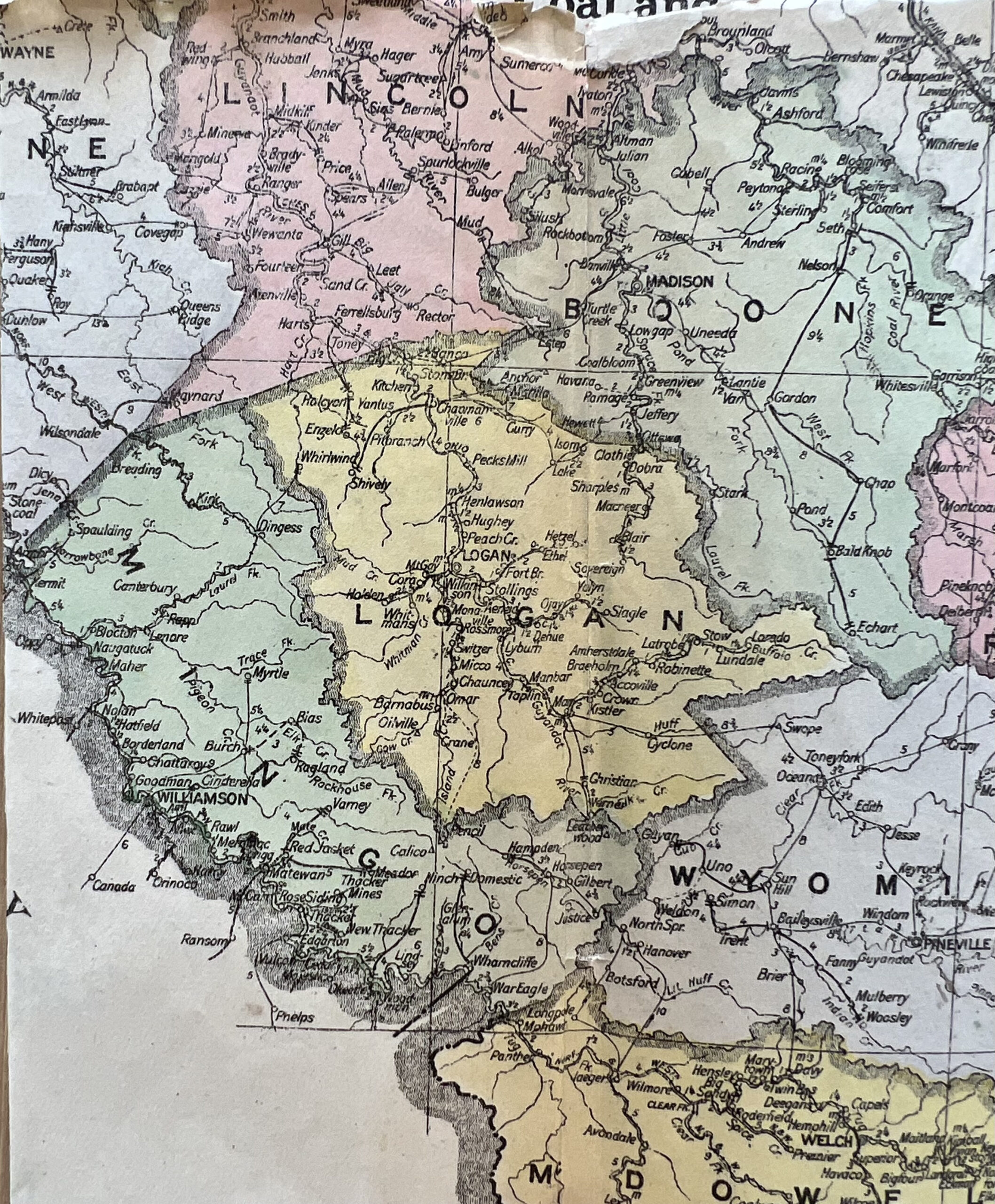 Boone County | Brandon Ray Kirk regarding Map of Boone County West Virginia