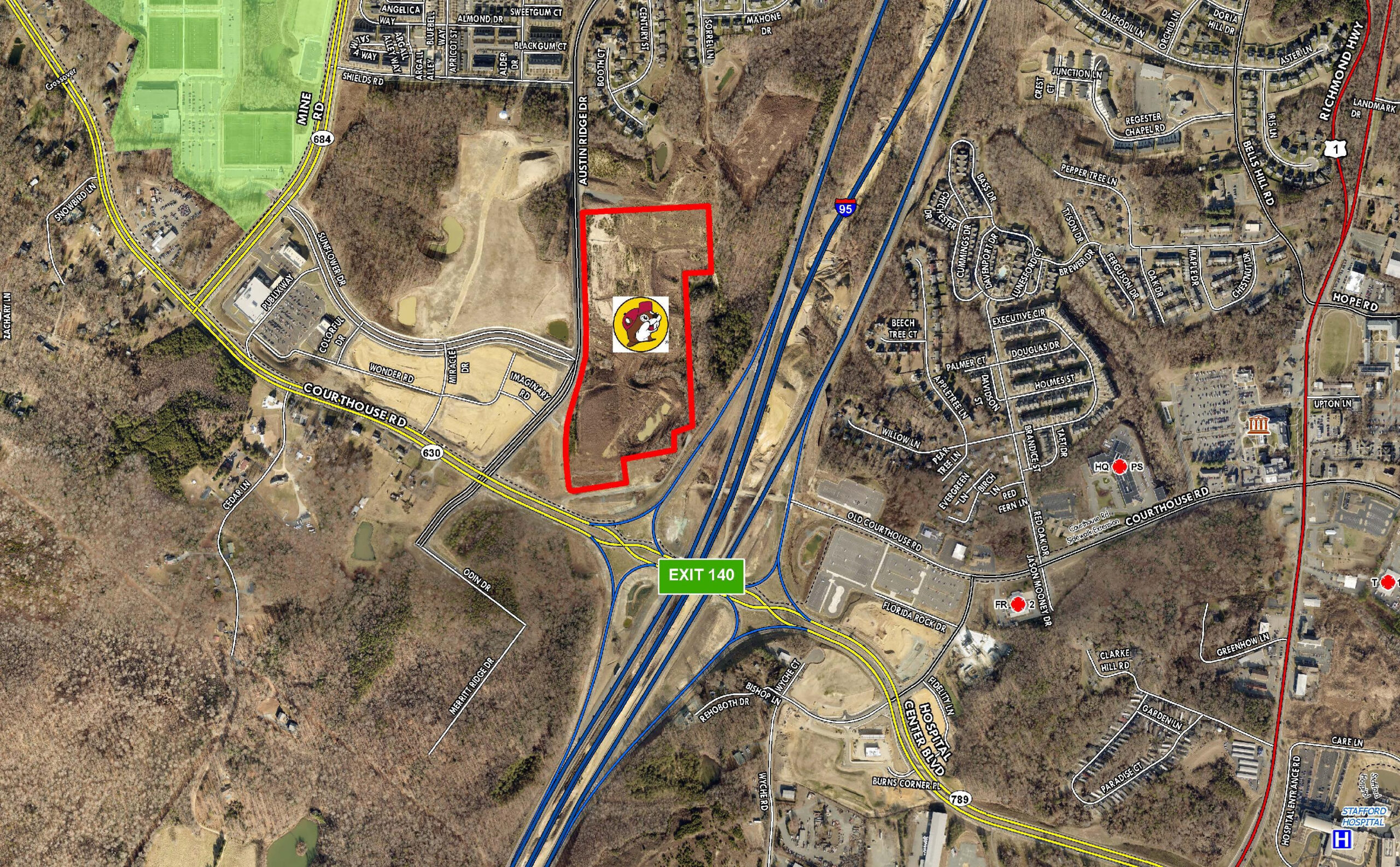 Buc-Ee&amp;#039;S In Stafford, Va: 74K Sq Ft Plan Haltedtraffic? regarding Buc Ee Virginia Map