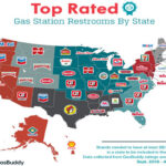 Buc Ee'S Sits Atop The Throne With Highest Rated Restrooms With Buc Ee Virginia Locations Map