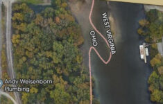 Can Someone Explain This Weird Bend In The West Virginia-Ohio with Map of Ohio and West Virginia Border