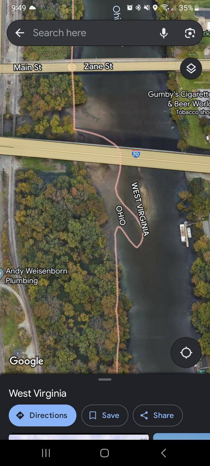 Can Someone Explain This Weird Bend In The West Virginia-Ohio with Map of Ohio and West Virginia Border
