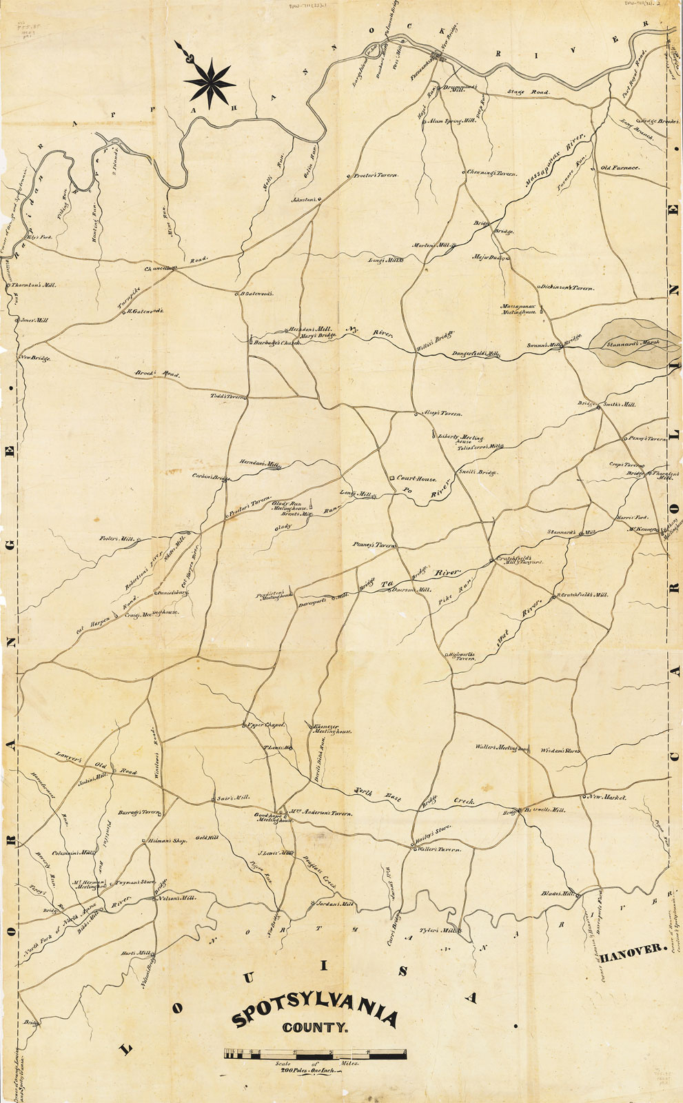 Carmichael Letters :: Spotsylvania County Map intended for Map of Spotsylvania County Virginia