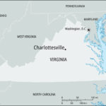Charlottesville | Virginia, Map, & History | Britannica In Virginia Located On A Map