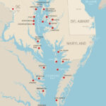 Chesapeake Bay Region   Rodo Beach Cottage In Map Of Chesapeake Bay Virginia