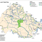 Chesterfield County Bikeways And Trails Map   Capital Region Land Throughout Map Of Chesterfield County Virginia