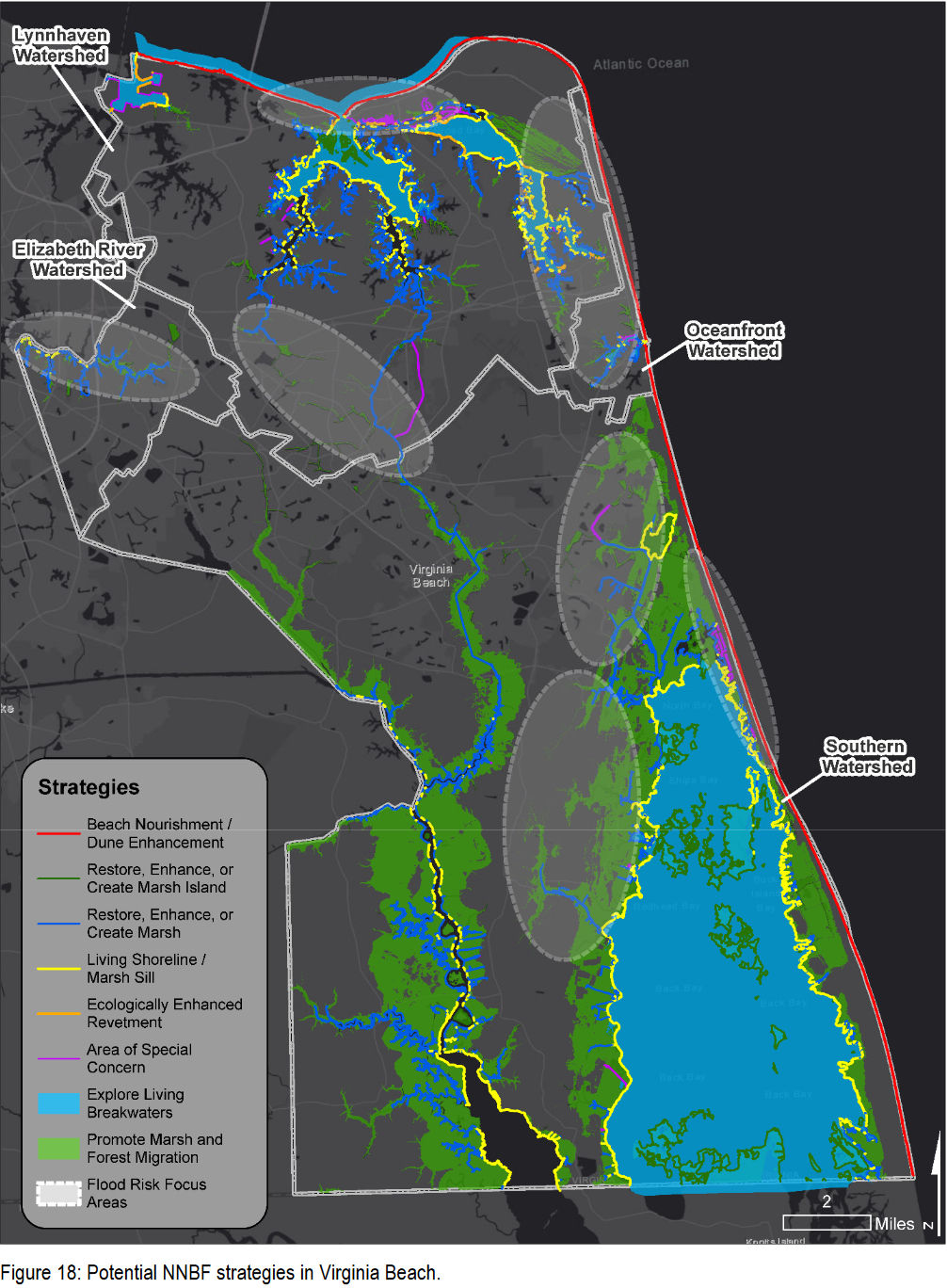City Of Virginia Beach - Nature-Based Coastal Flood Mitigation with Flood Zone Map Virginia Beach