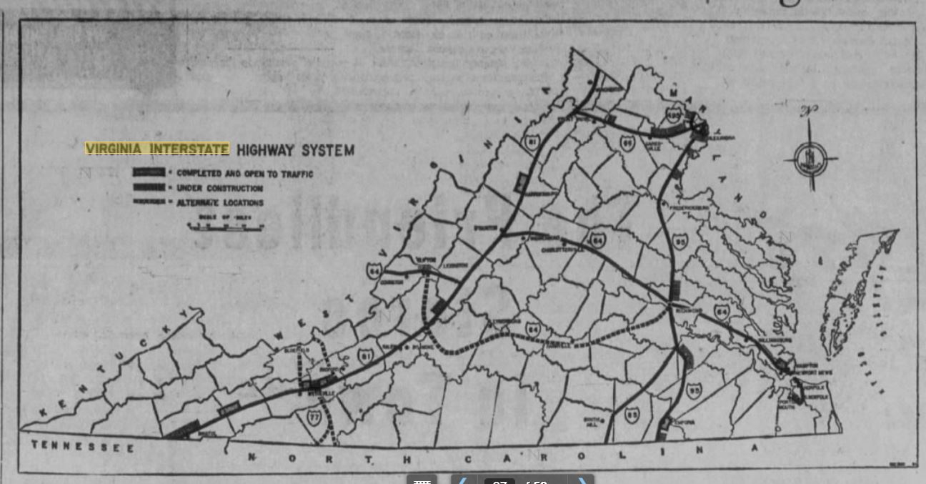 Closing The Gap - How Interstate 77 In North Carolina And Virginia for Map of Interstate 77 in Virginia