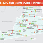 College Location Map | Transfer Virginia For Virginia Colleges On A Map