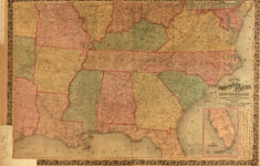 Colton'S Map Of The Southern States : Including Maryland, Delaware within Map Of Kentucky And Virginia