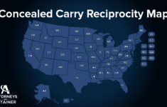 Concealed Carry Reciprocity Map | Attorneys On Retainer pertaining to Virginia Concealed Carry Reciprocity Map