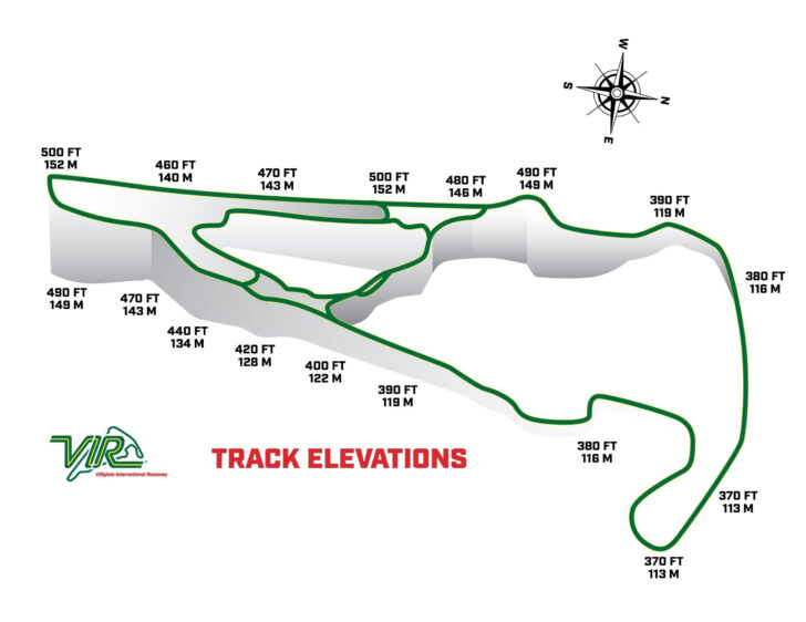 Virginia International Raceway Track Map