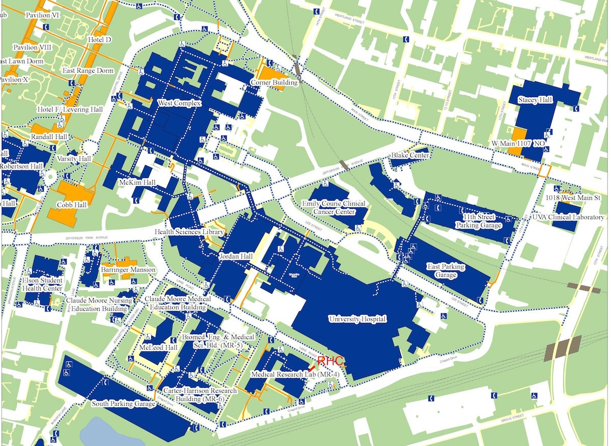 Contact - Research Histology Core with regard to University Of Virginia Google Maps