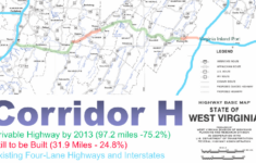 Corridor H Segment Expected To Openlate November - West for Map of Corridor H in West Virginia